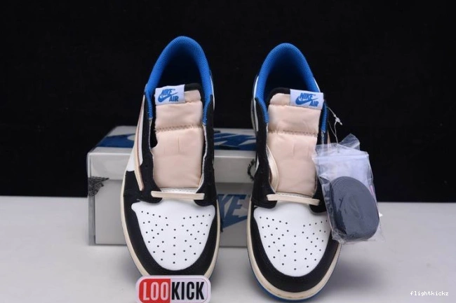 Jordan Low Fragment Scott Air 1 Design x Travis Retro x DM7866-140 1214